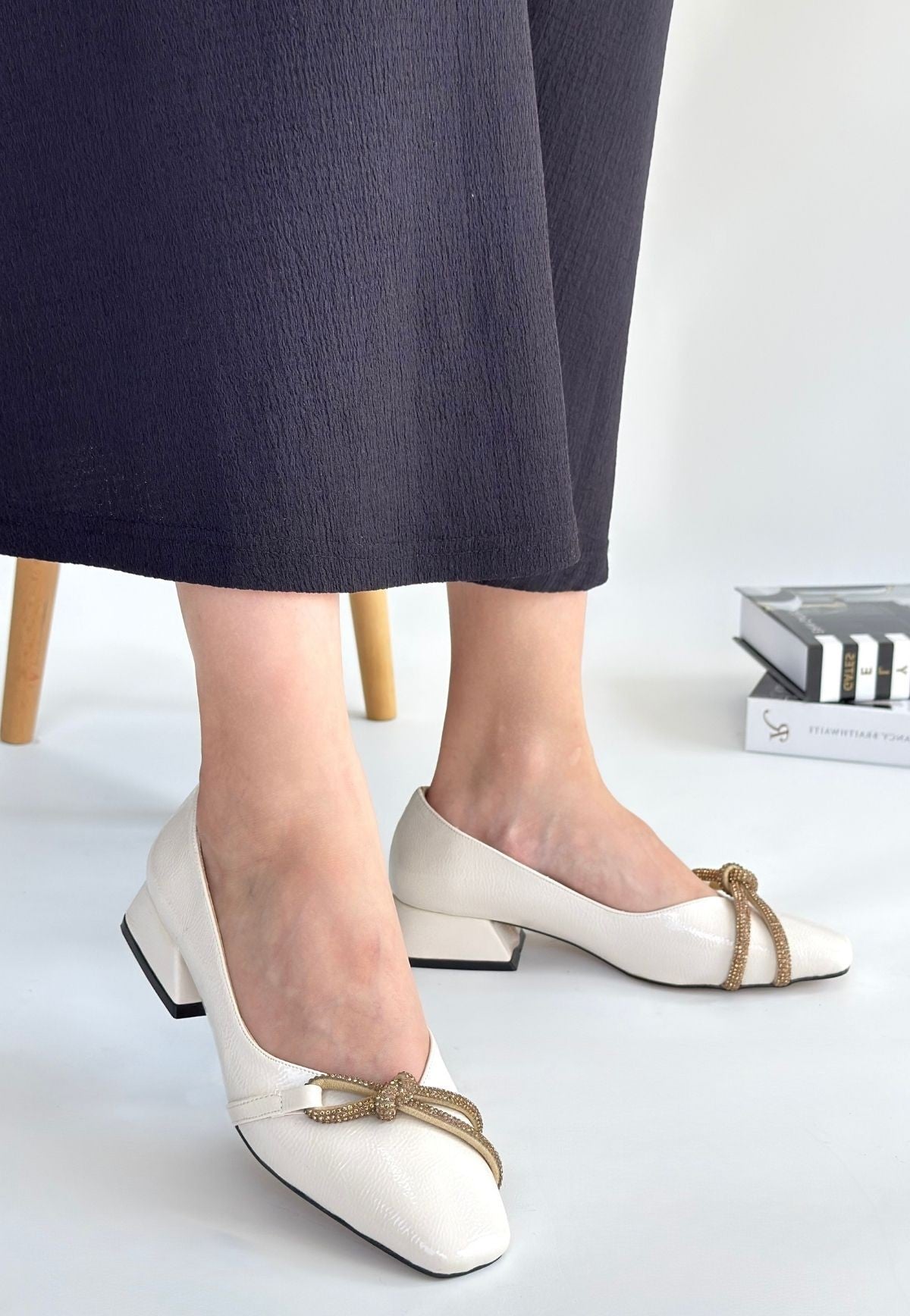 Estay Ten Rugan Topuklu Ayakkabı