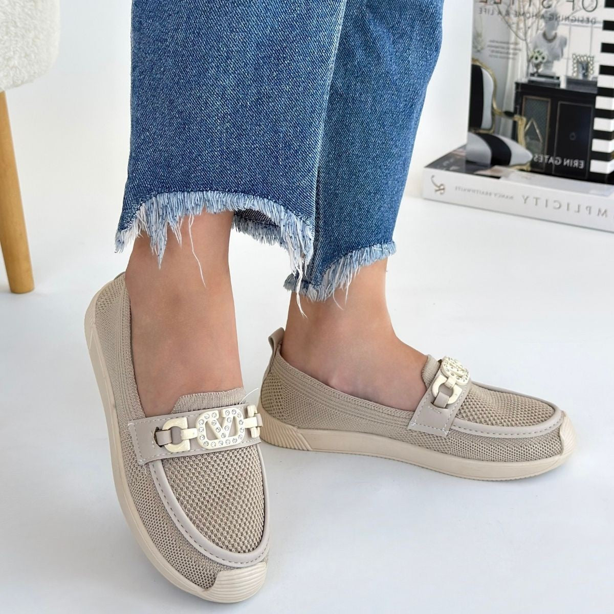 Wata Bej Triko Babet Ayakkabı