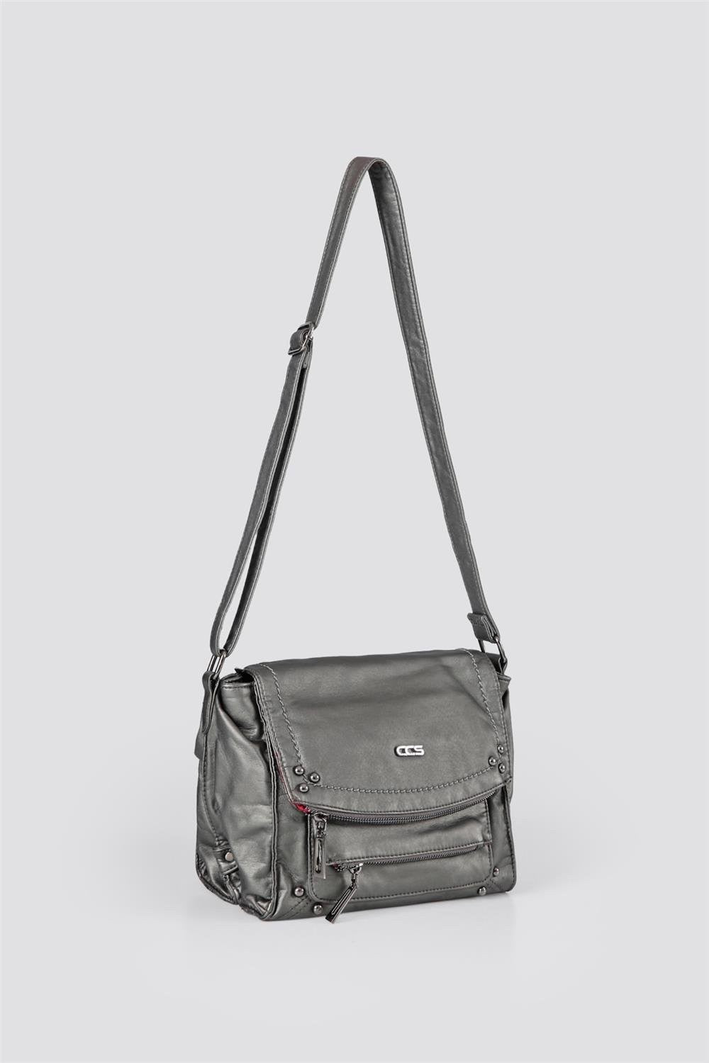 Witer Platin Cilt Omuz Çantası