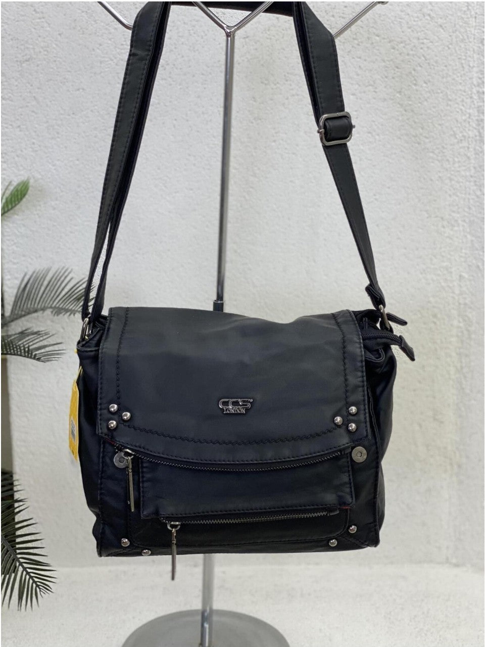 Witer Siyah Cilt Omuz Çantası