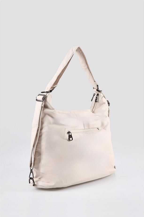 Mower Bej Cilt Omuz Çantası