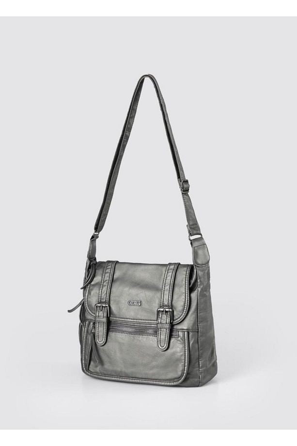 Liye Platin Cilt Omuz Çantası