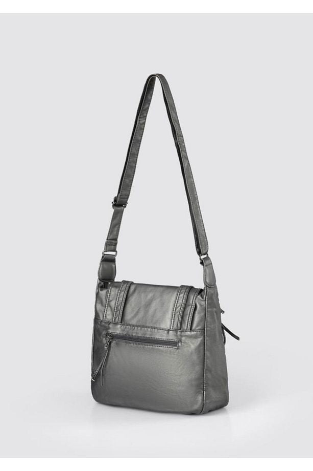 Liye Platin Cilt Omuz Çantası