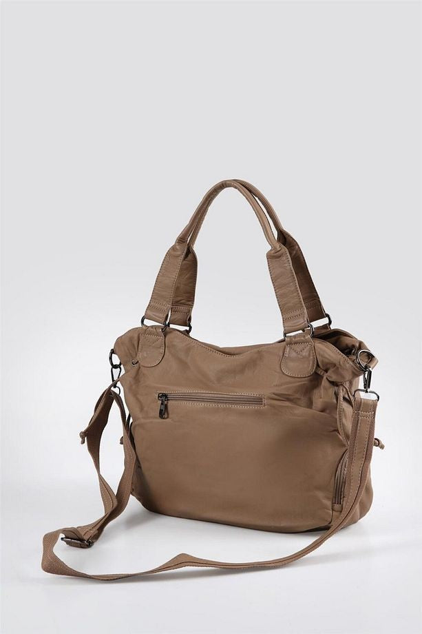 Katti Vizon Cilt Omuz Çantası