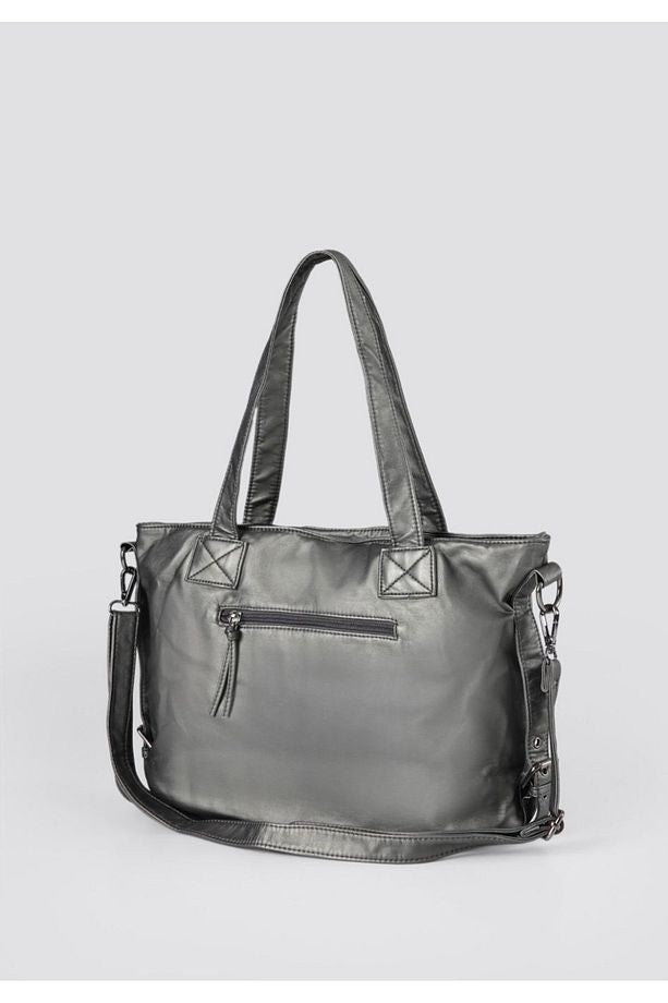 Lonti Platin Cilt Omuz Çantası