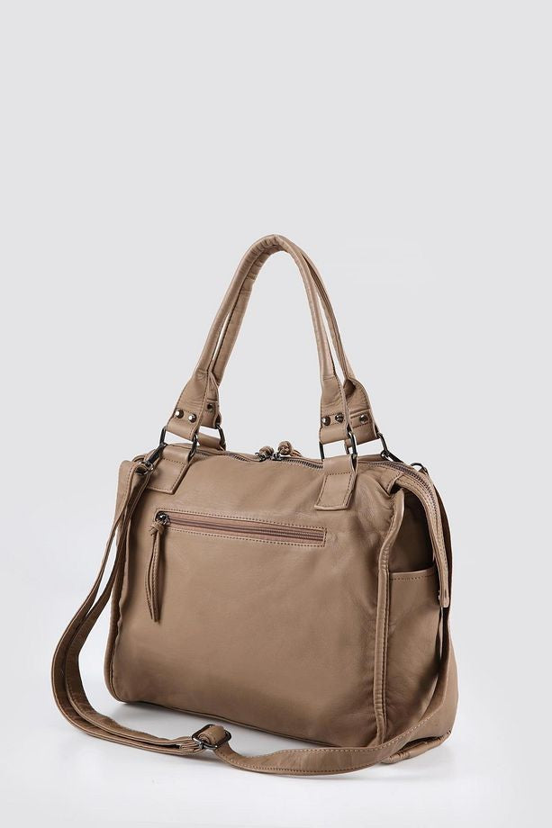 Abga Vizon Cilt Omuz Çantası