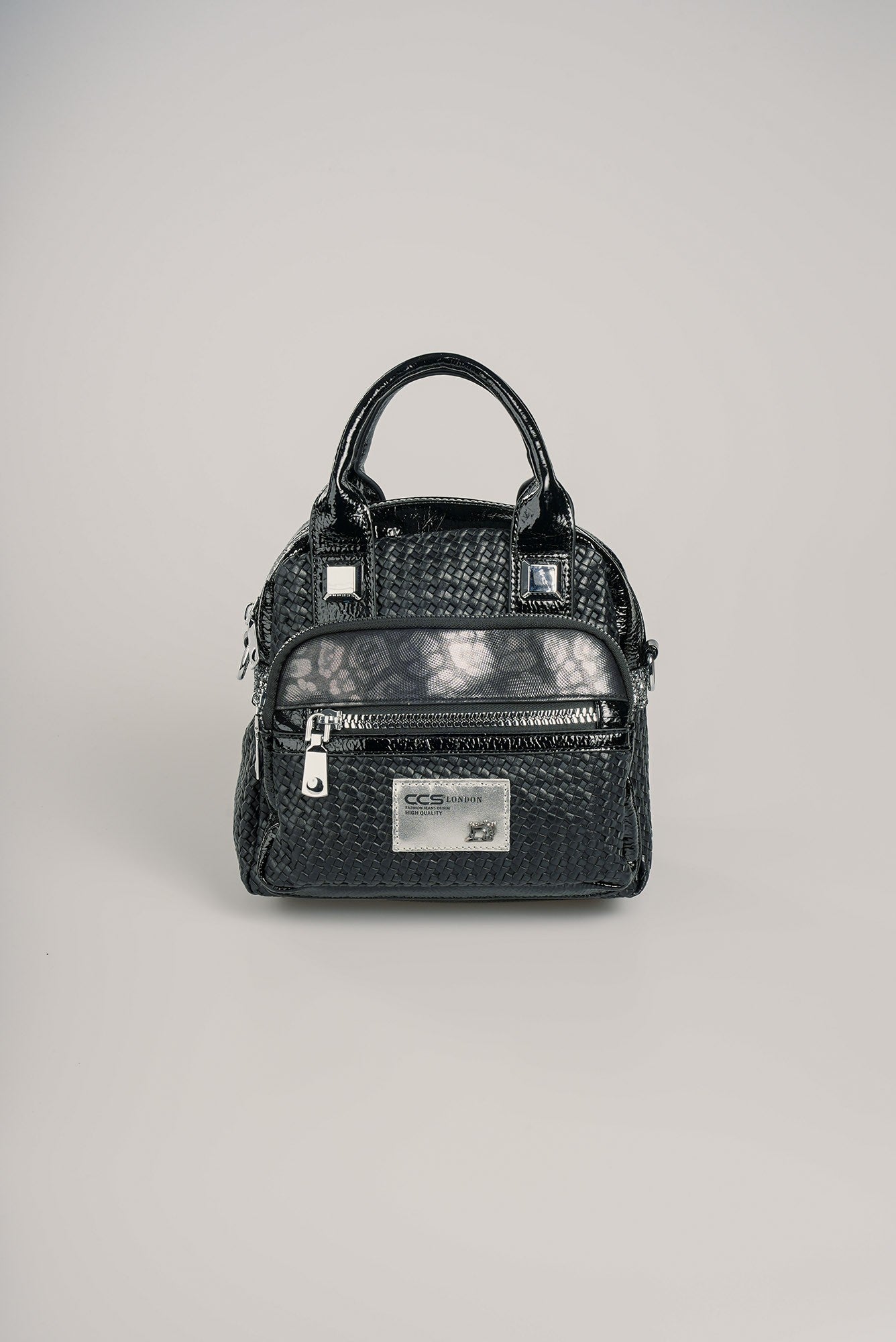 Karen Siyah Cilt Omuz Çantası