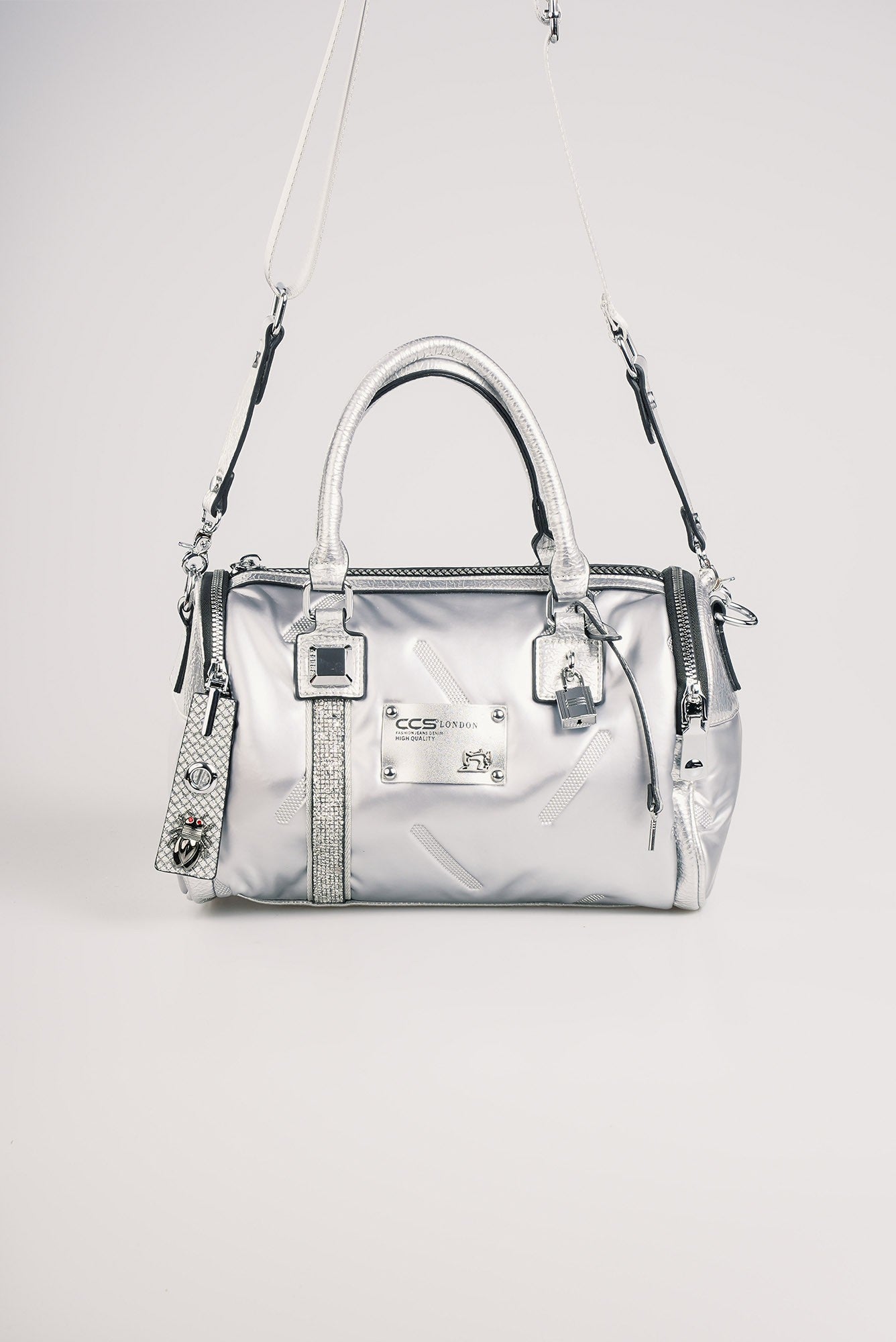 Stella Gri Cilt Omuz Çantası