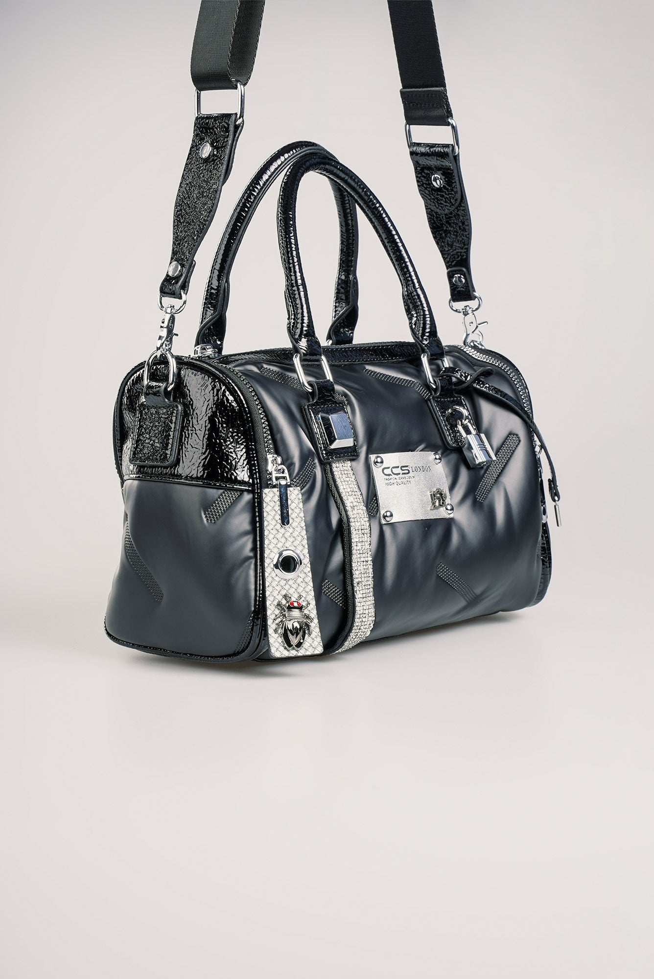 Stella Siyah Cilt Omuz Çantası