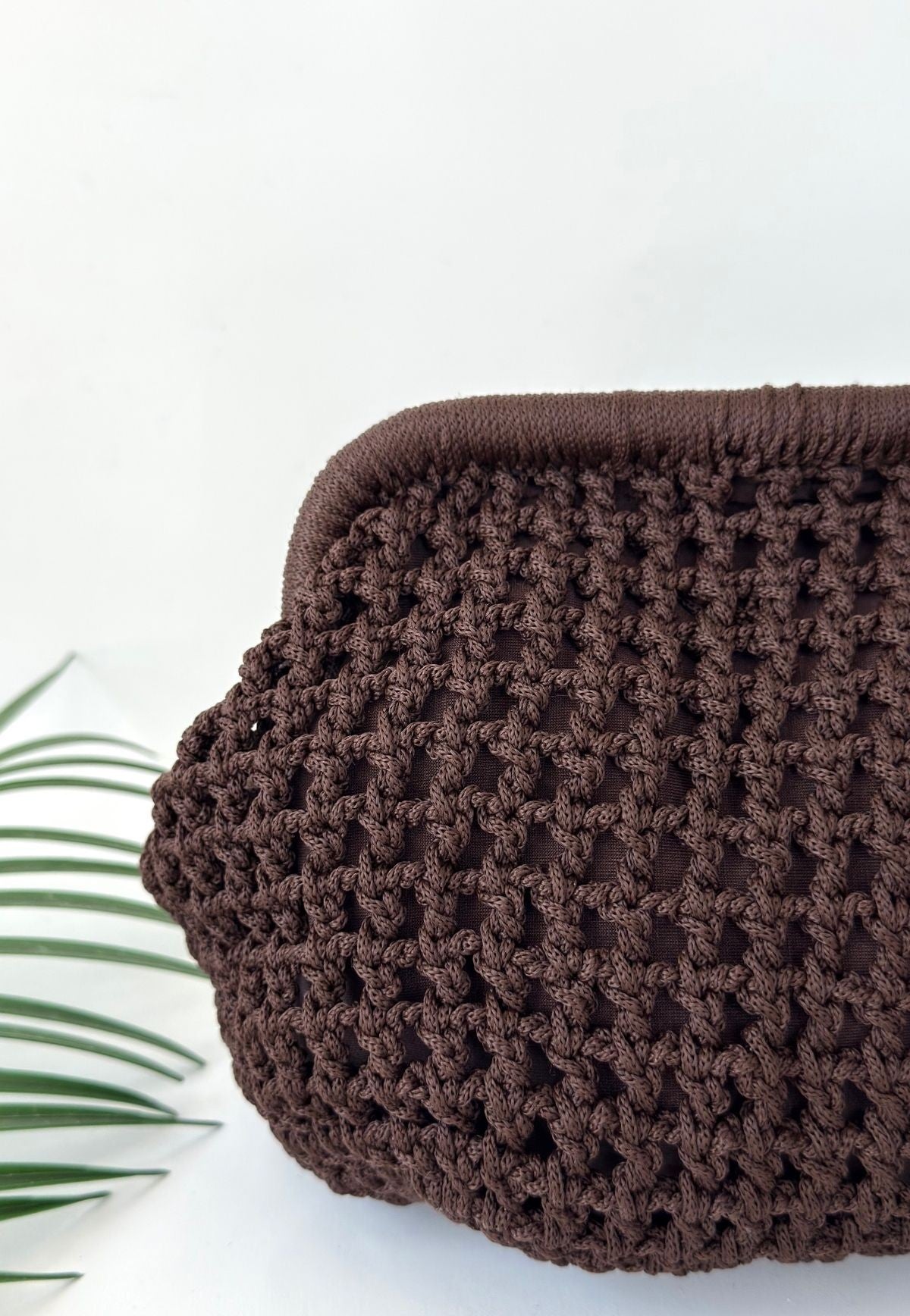 Froy Kahve Rengi  Örgü Çanta