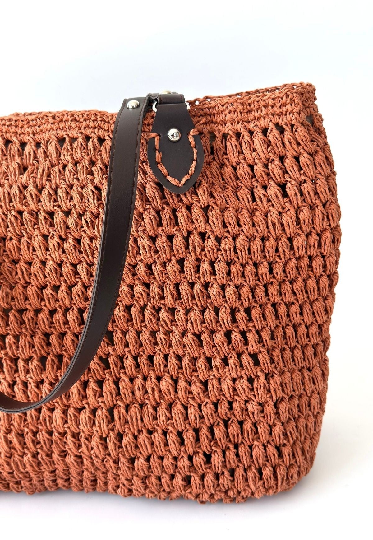 Loty Turuncu Örgü Çanta